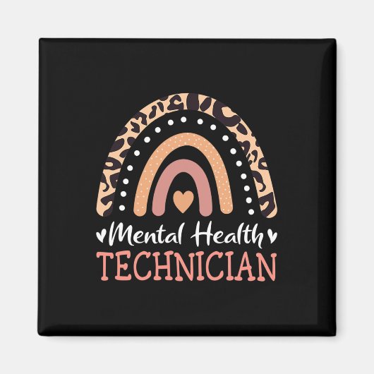 Technicus op het gebied van geestelijke gezondheid magneet (Voorkant)