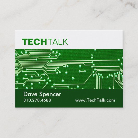 Technicus Tech Circuit Board chubby Visitekaartje (Voorkant)