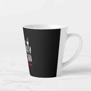 technicus van de kersttijdapotheker latte mok