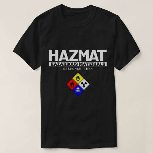 Technicus van het risicomanagementteam voor gevaar t-shirt (Design voorkant)