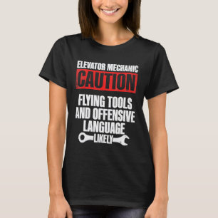 Technicus Vliegende Gereedschappen Techniek Onderh T-shirt