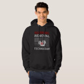 Technicus voor het verwijderen van eekhoorns Jacht Hoodie (Voorkant volledig)