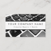 Technicus voor reparatie van desktopcomputers visitekaartje (Voorkant)