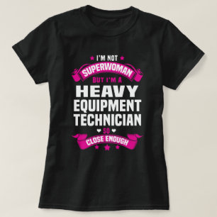 Technicus voor zware apparatuur t-shirt
