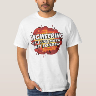 Techniek - het is als Wiskunde maar Louder T-shirt