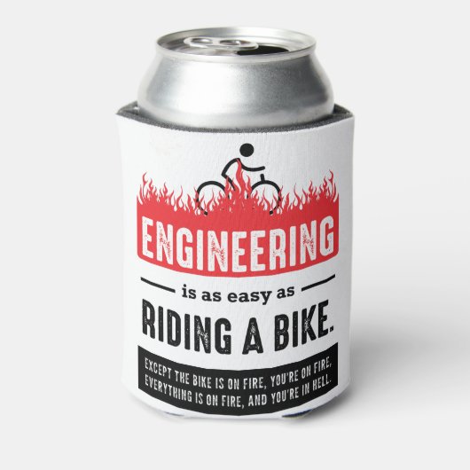 Techniek is eenvoudig als fietsen blikjeskoeler (Blikje Achterkant)