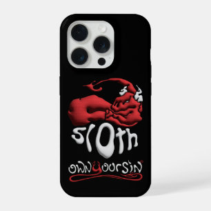 Techniek je zonde luiaard iPhone 15 pro hoesje