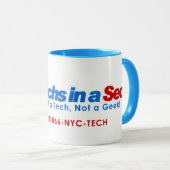 Technieken in een Sec 15oz Mok (stijl NYC) (Voorkant rechts)