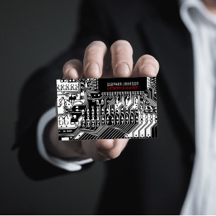 Technique des cartes à circuits imprimés en noir e