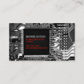 Technique des cartes à circuits imprimés en noir e (Dos)
