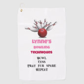Techniques de bowling serviette de bowling (Devant)