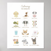 Techniques de calme Poster Enfants Décor de la sal (Devant)