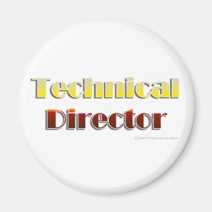 Technisch directeur (alleen tekst) magneet