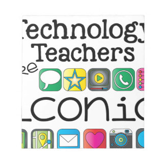 technisch docenten zijn iconisch notitieblok