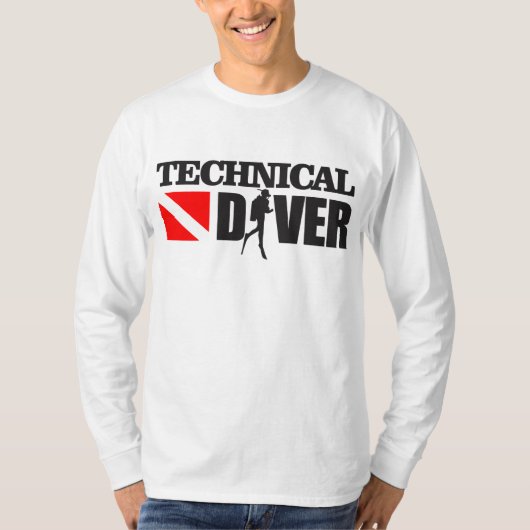 Technisch duiker 2 kleding t-shirt (Voorkant)