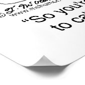 Technisch Foul op Bobby Knight? Poster (Hoek)