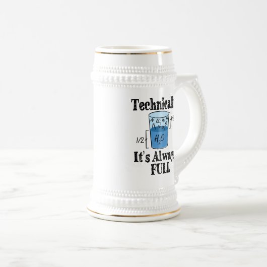 Technisch gezien is het altijd Full Funny Science Bierpul (Voorkant rechts)