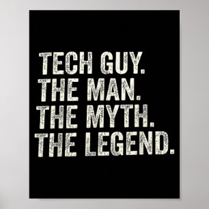 Technisch goeroe de man de mythe de legende grappi poster