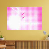 Technisch Halftone Effect Plannen in Sky Canvas Afdruk (Insitu (Woonkamer))