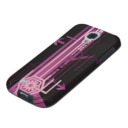 Technisch halftoonpatroon Case-Mate samsung galaxy hoesje (Onderkant)