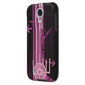 Technisch halftoonpatroon Case-Mate samsung galaxy hoesje (Achterkant Links)