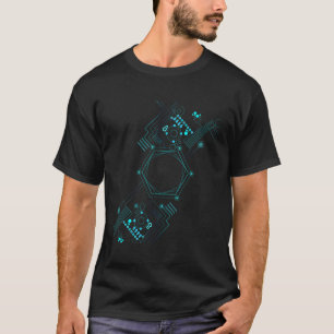 Technisch ingenieur Computercircuit T-shirt