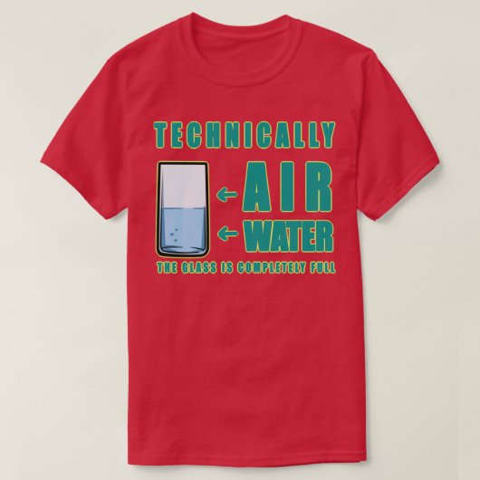 Technisch lucht en water 2 t-shirt (Design voorkant)