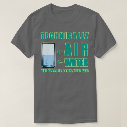 Technisch lucht en water t-shirt (Design voorkant)