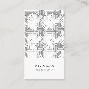 Technisch patroon van computercircuitelektronica visitekaartje