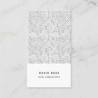 Technisch patroon van de elektronicaschakeling van visitekaartje