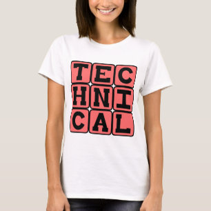 Technisch, regels voor techniek t-shirt