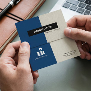 Technisch schrijver - Eenvoudig elegant stijlvol Visitekaartje