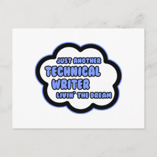 Technisch schrijver.. Livin' The Dream Briefkaart