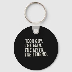 Technisch vent de man de mythe de legende grappige sleutelhanger