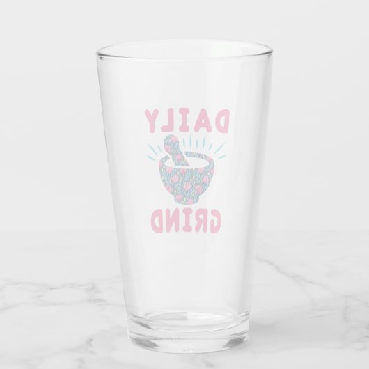 Technische apotheker glas (Achterkant)