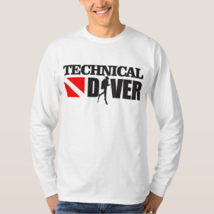 Technische duiker 2 apper t-shirt