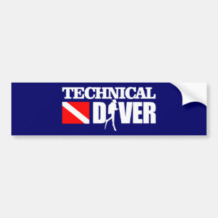 Technische duiker 2 bumpersticker