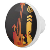 Technische halftone achtergrond 2 keramische knop (Rechts)