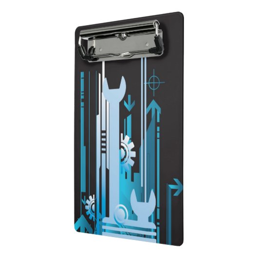 Technische halftone achtergrond 3 mini klembord (Angled2)