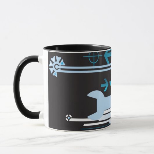 Technische halftone achtergrond 3 mok (Links)