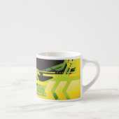 Technische halftone achtergrond 4 espresso kop (Rechts)