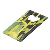 Technische halftone achtergrond 4 kredietkaart flessenopener (Achterkant Gekanteld)