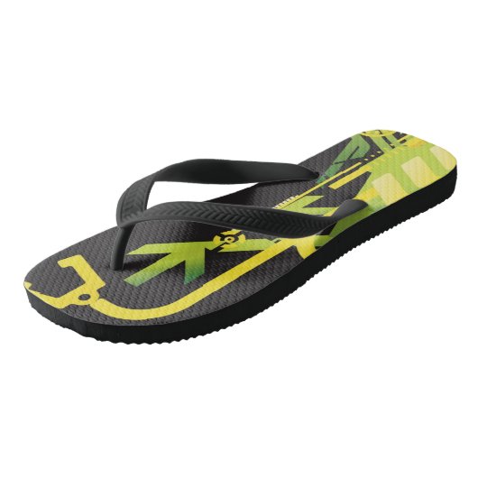 Technische halftone achtergrond 4 teenslippers (Schuin)