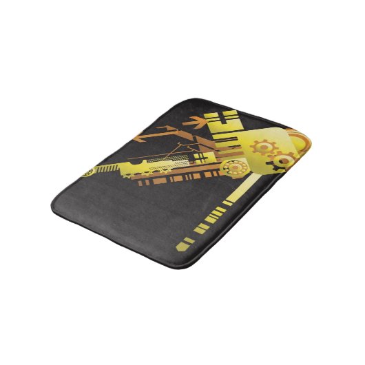 Technische halftone achtergrond 5 badmat (Gekanteld)