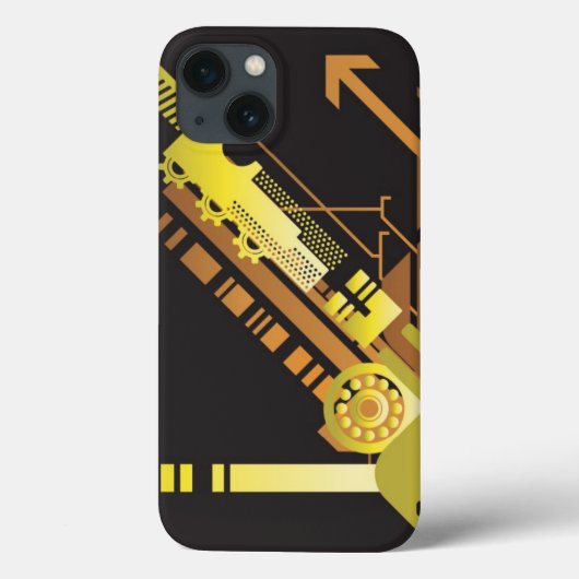 Technische halftone achtergrond 5 Case-Mate iPhone case (Achterkant)