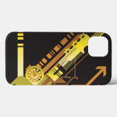 Technische halftone achtergrond 5 Case-Mate iPhone case (Achterkant (horizontaal))