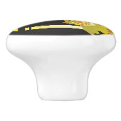 Technische halftone achtergrond 5 keramische knop (Zijkant)