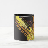 Technische halftone achtergrond 5 mok (Midden)