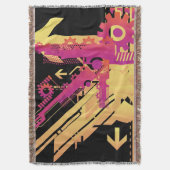 Technische halftone achtergrond 7 deken (Voorkant Verticaal)