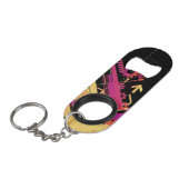 Technische halftone achtergrond 7 mini flessenopener (Voorkant Gekanteld)